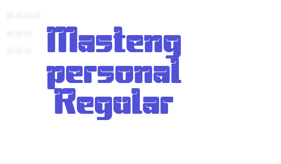 Masteng personal Regular-font-download