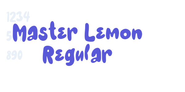 Master Lemon Regular font free