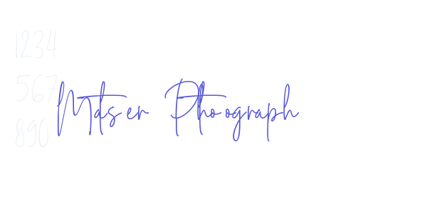 Master Photograph font free