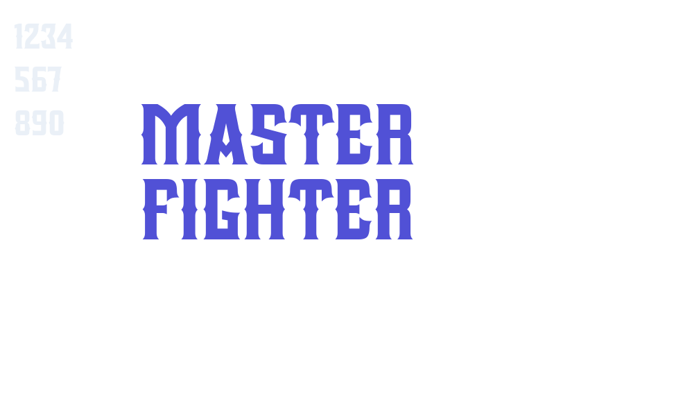 Master Fighter-font-download