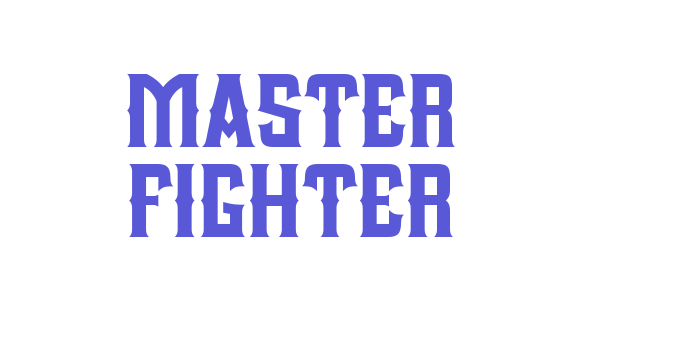 Master Fighter Font