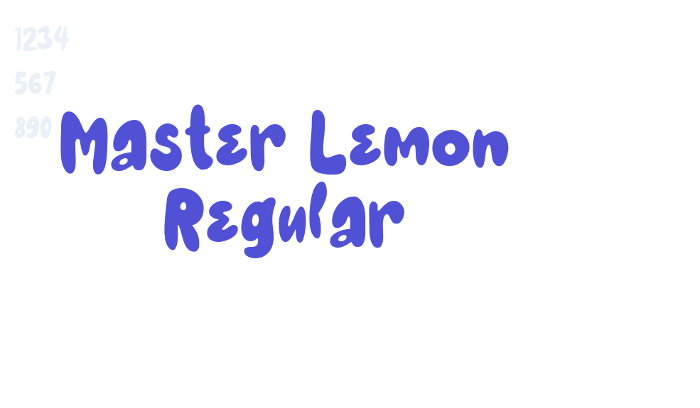 Master Lemon Regular-font-download