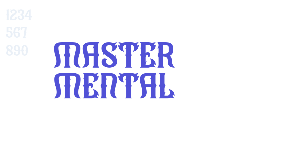 Master Mental-font-download