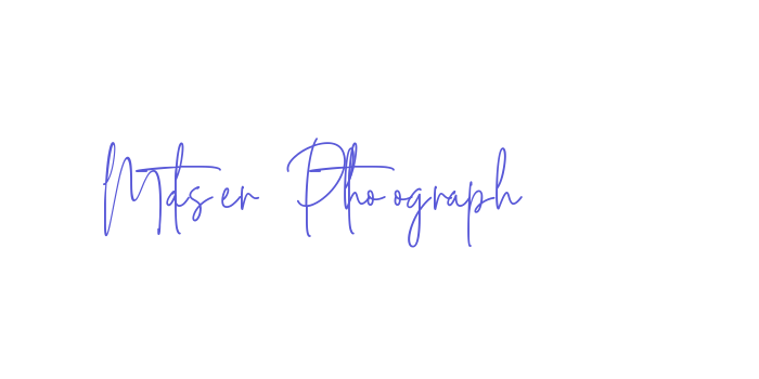 Master Photograph Font Download