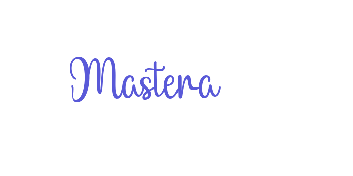 Mastera Font