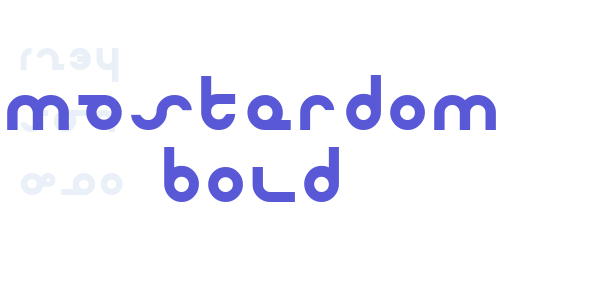 Masterdom Bold font free