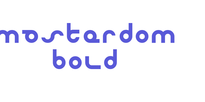 Masterdom Bold Font