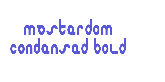 Masterdom Condensed Bold Font Download