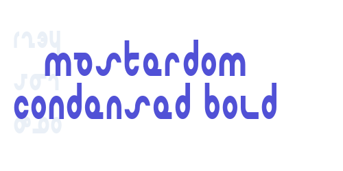 Masterdom Condensed Bold-font-download
