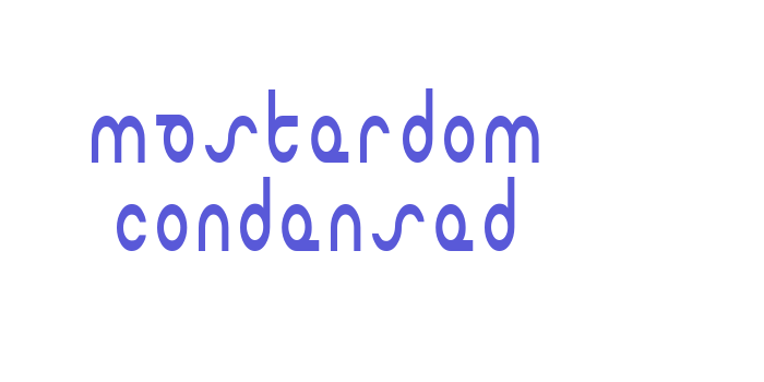 Masterdom Condensed Font Download