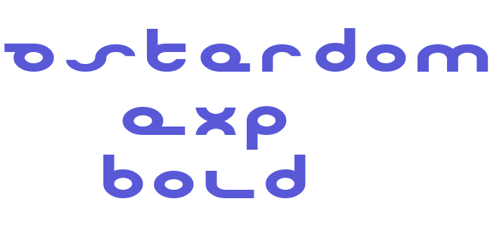 Masterdom Exp Bold Font