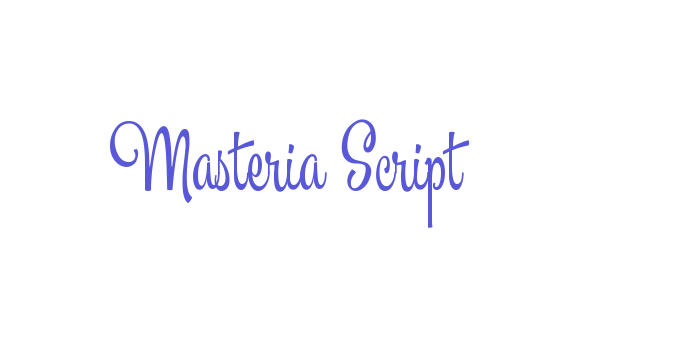 Masteria Script Font Download