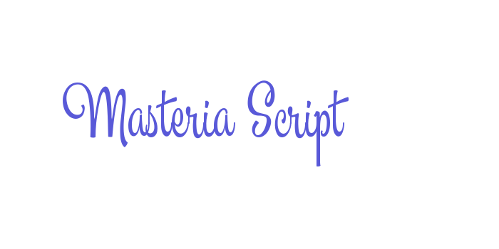 Masteria Script Font