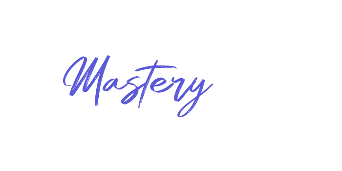 Mastery Font