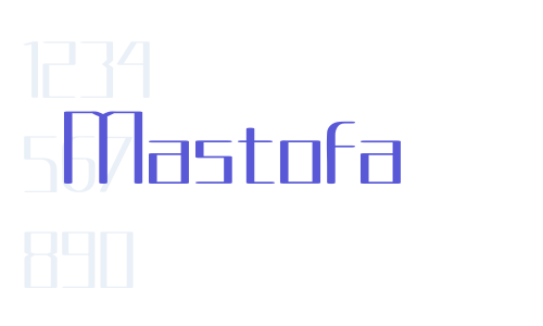 Mastofa Font Download