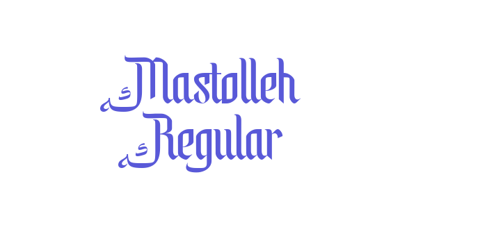 Mastolleh Regular Font Download