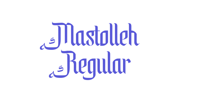 Mastolleh Regular Font