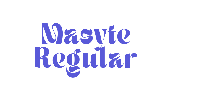 Masyte Regular Font Download