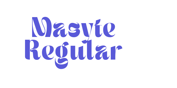 Masyte Regular Font