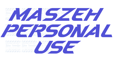 Maszeh Personal Use-font-download