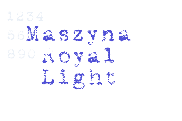 Maszyna Royal Light Font Download