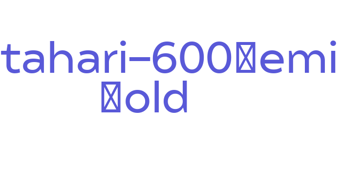 Matahari-600Semi Bold Font Download