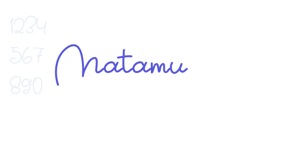 Matamu font free