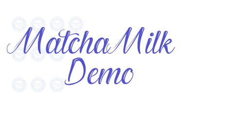 Matcha Milk Demo-font-download