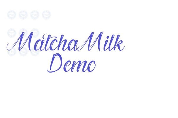 Matcha Milk Demo