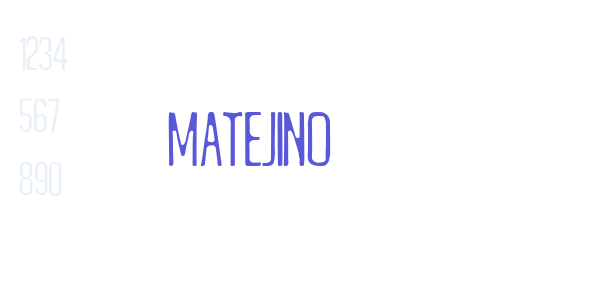 Matejino font free