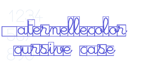 Maternellecolor cursive case-font-download