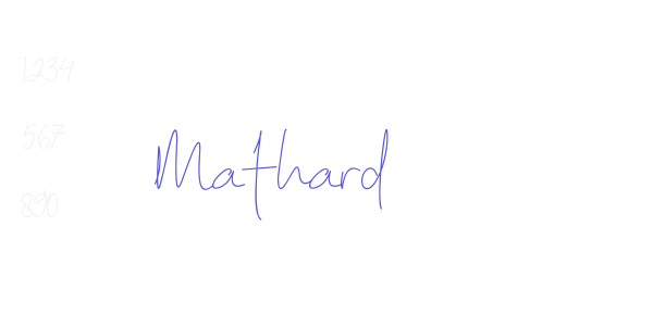 Mathard font free