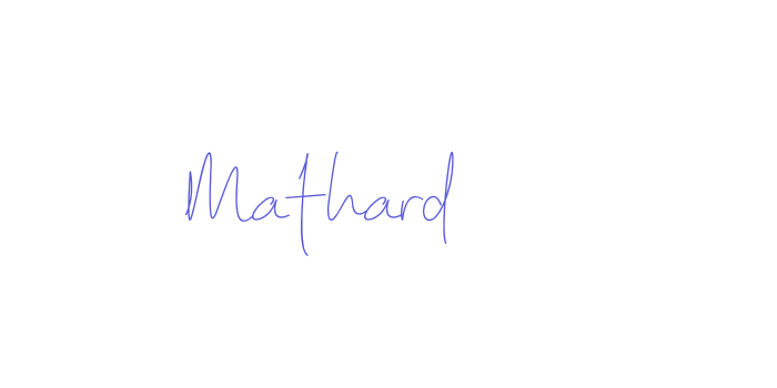 Mathard Font Download