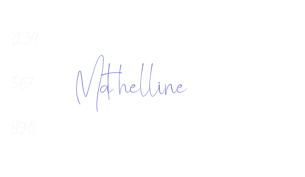 Mathelline font free