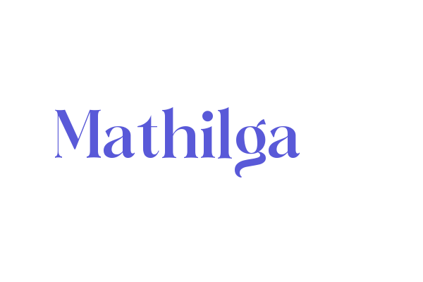 Mathilga Font