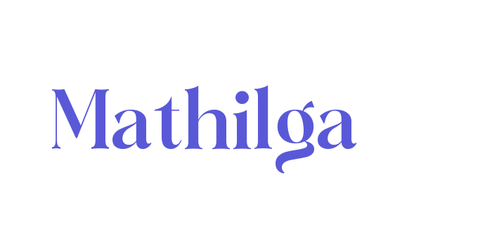 Mathilga Font