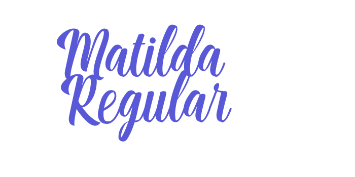 Matilda  Regular Font