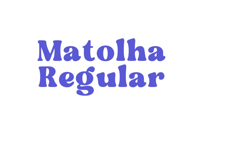 Matolha Regular Font Download