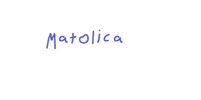 Matolica Font Download