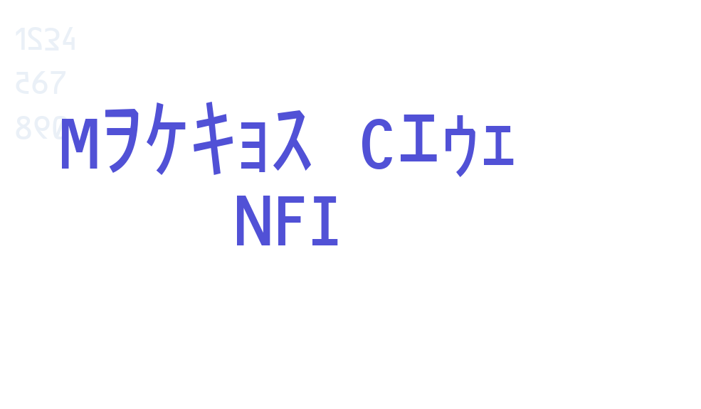 Matrix Code NFI-font-download