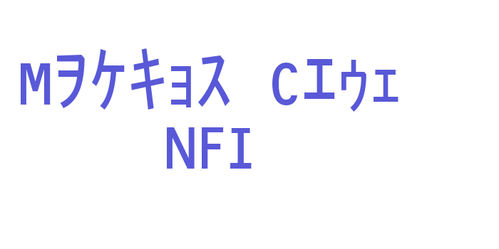 Matrix Code NFI Font