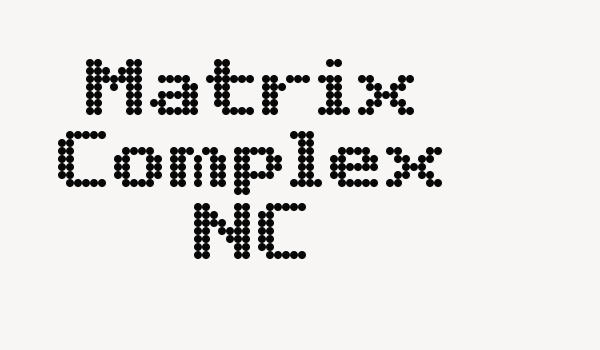 Matrix Complex NC Font