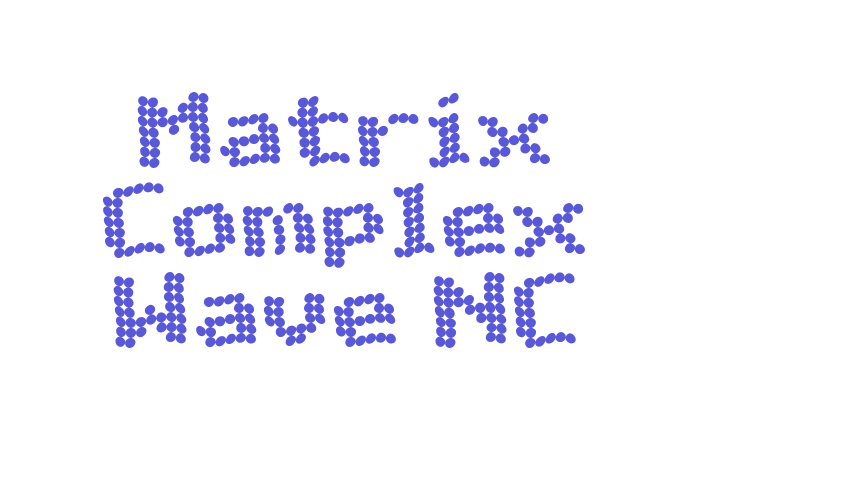 Matrix Complex Wave NC Font Download