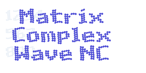 Matrix Complex Wave NC-font-download