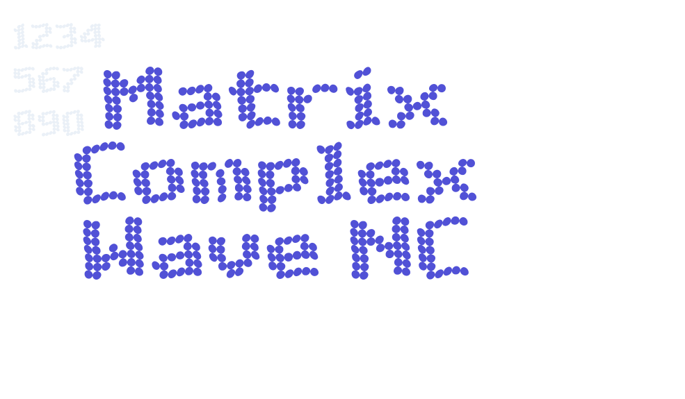 Matrix Complex Wave NC-font-download