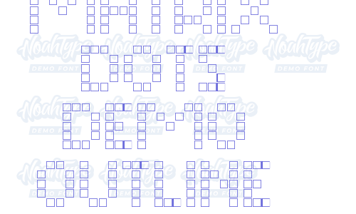 Matrix Dots Demo Outline Font Download