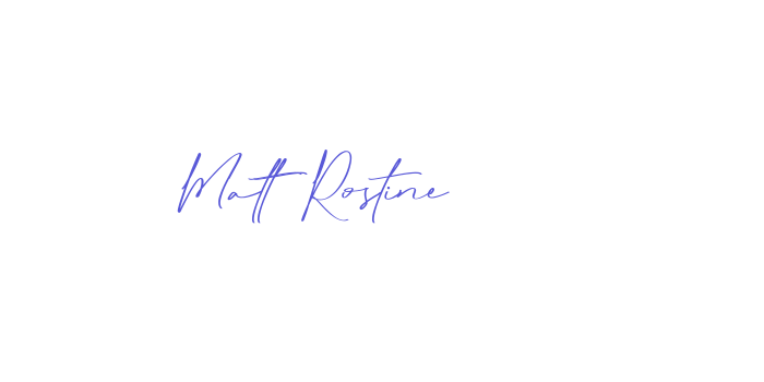 Matt Rostine Font Download