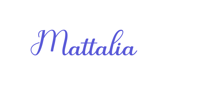 Mattalia Font Download