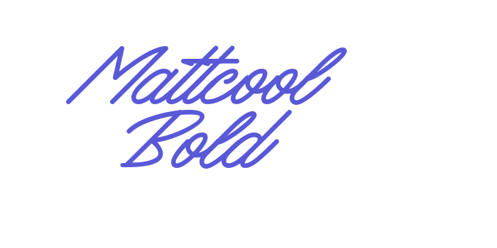 Mattcool Bold Font