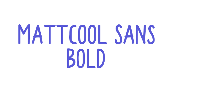 Mattcool Sans Bold Font Download